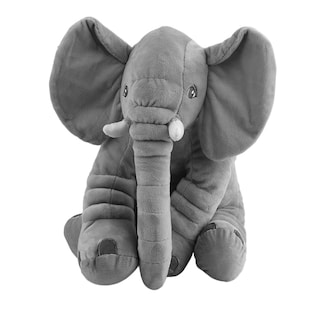 Foto 5 | Foto 5 | Peluche Con Forma De Elefante Para Bebés, 28 X 33 Cm, Algodón, Color Gris, A Partir De 2 Años - Venta Internacional.