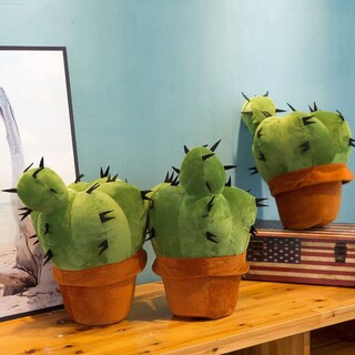 Foto 1 | Foto 1 | Cojín/almohada De Juguete De Simulación De Cactus De Felpa Para Coche Soft - Venta Internacional.