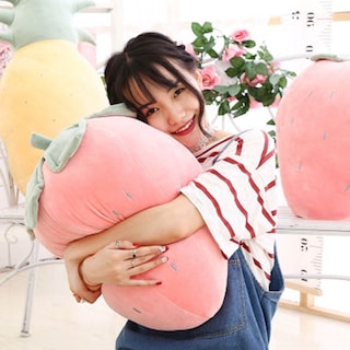 Foto 2 | Foto 2 | Almohada De Felpa League Of Loveliness Lol Strawberry 50 Cm - Venta Internacional.