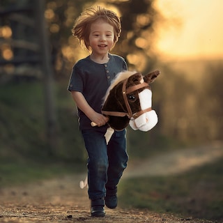 Foto 3 | Foto 3 | Caballo de Peluche HollyHome Infantil con Ruedas-Venta Internacional