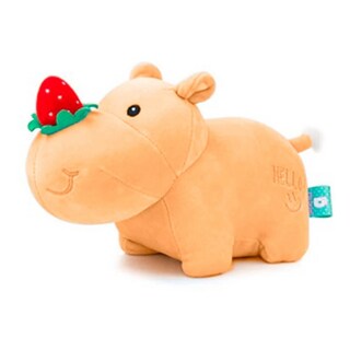 Foto 1 | Foto 1 | Juguete De Peluche Rhino Naranjo Nose Supersuave De Poliéster Y Microfibra - Venta Internacional.