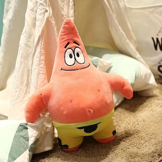 Foto 3 | Foto 3 | Peluche De Peluche Con Forma De Estrella Patricio, 35 Cm, Serie De Dibujos Animados De Bob Esponja - Venta Internacional.