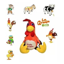 Peluche Gallo Bartolito De La Granja Zeno 50cm - Venta Internacional.