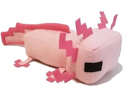 Peluche De Peluche Throw Pillow Xslwan Pink Axolot, Videojuego - Venta Internacional.