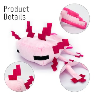 Foto 3 | Foto 3 | Peluche De Peluche Throw Pillow Xslwan Pink Axolot, Videojuego - Venta Internacional.