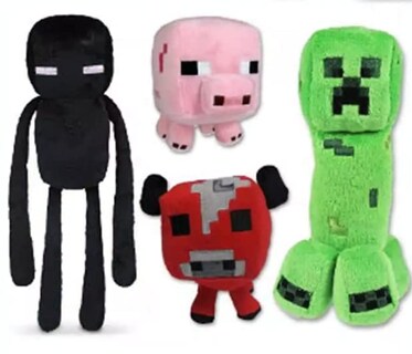 Foto 1 | Foto 1 | Peluches Xslwan Creeper, Enderman, Baby Pig Y Mooshroom - Venta Internacional.
