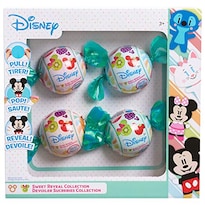 Juguete De Peluche Just Play Disney Sweet Reveal, Paquete De 4 Con Cápsula - Venta Internacional.