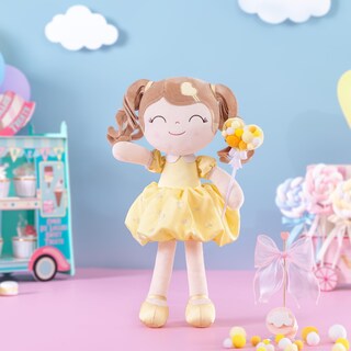 Foto 7 | Foto 7 | Muñeca Rizada De Peluche Para Niñas, De 16 Pulgadas, Color Amarillo, Para Niños - Venta Internacional.