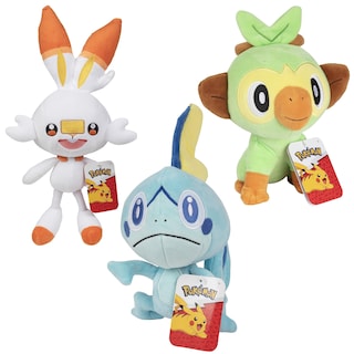 Foto 1 | Foto 1 | Pack de 3 Peluches Pokémon 8\" Scorbunny/Sobble/Grookey - Licencia Oficial
