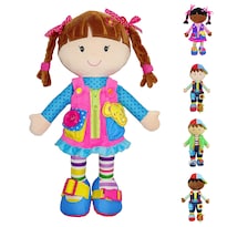 Muñeca de Peluche Educativa June Garden Dressy Friends - Venta Internacional