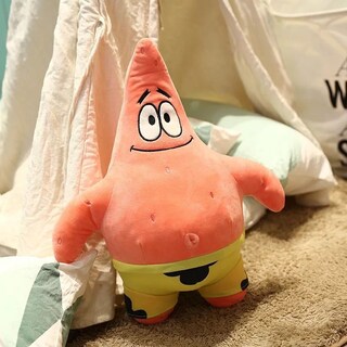 Foto 2 | Foto 2 | Peluche De La Serie Animada De Bob Esponja Con La Estrella De Patrick 35 Cm - Venta Internacional