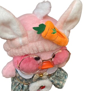 Foto 5 | Foto 5 | Peluche Lalafanfan con Diadema de Pato con Conejo 30 Cm - Venta Internacional