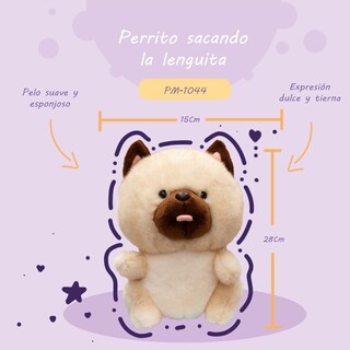 Foto 2 | Foto 2 | Peluche De Perrito Tierno Esponjoso Y Suave 28cm