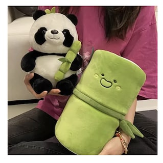 Foto 2 | Foto 2 | Muñeco Panda Y Almohada De Felpa De Bambú Regalo Niños 25cm T
