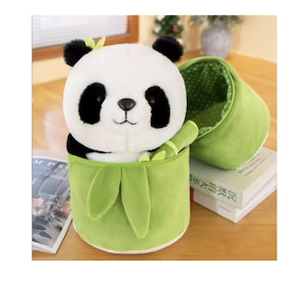 Foto 4 | Foto 4 | Muñeco Panda Y Almohada De Felpa De Bambú Regalo Niños 25cm T