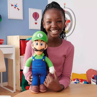 Foto 6 | Foto 6 | Mario Bros La Pelicula Peluche Articulado Luigi 37 Cm Altura