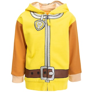 Foto 3 | Foto 3 | Sudadera Con Capucha De Paw Patrol Rubble De Forro Polar Con Cremallera Para Niños - Venta Internacional.