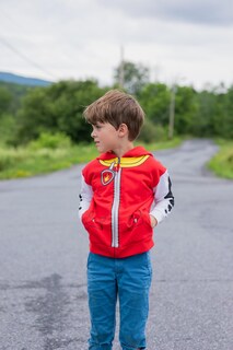 Foto 4 | Foto 4 | Sudadera Con Capucha Paw Patrol Marshall De Forro Polar Con Cremallera Para Niños De 7 A 8 Años - Venta Internacional.
