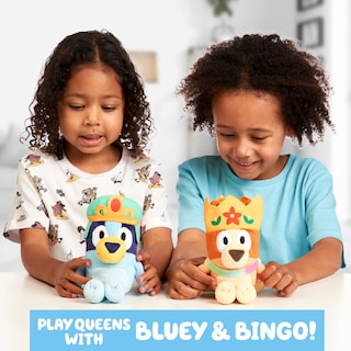 Foto 3 | Foto 3 | Paquete De Juguetes De Peluche Bluey Friends Royal Bluey Y Bingo - Venta Internacional.