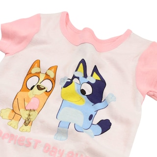 Foto 3 | Foto 3 | Conjunto De Pijama Bluey Happy Day Para Niñas 4t, 100% Algodón, 4 Piezas - Venta Internacional.