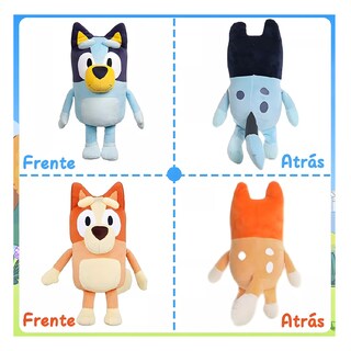 Foto 4 | Foto 4 | 2 Piezas Bluey Familia Bluey Bingo Peluche Hermano Y Hermana
