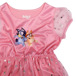 Foto 3 | Foto 3 | Bata De Fantasía Para Niñas Nightgown Bluey Friends, Talla 6 - Venta Internacional.