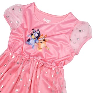 Foto 4 | Foto 4 | Bata De Fantasía Para Niñas Nightgown Bluey Friends, Talla 6 - Venta Internacional.