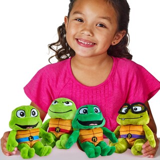 Foto 3 | Foto 3 | Juguete De Peluche Teenage Mutant Ninja Turtles Tales Of The Tmnt Toddler, Paquete De 4 - Venta Internacional.