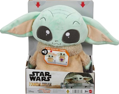 Foto 6 | Foto 6 | Juguete De Peluche Mattel Star Wars Jumping Grogu Con Acción De Salto - Venta Internacional.