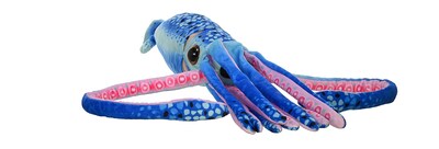 Foto 1 | Foto 1 | Peluche Wild Republic Con Estampado De Calamar Azul, 22 Cm - Venta Internacional.
