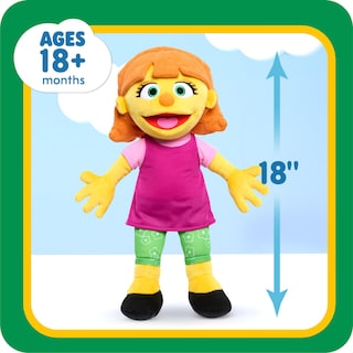 Foto 3 | Foto 3 | Muñeca De Peluche Just Play Sesame Street Big Hugs Julia, 45 Cm, Niños Mayores De 18 Años - Venta Internacional.