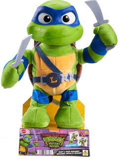 Foto 6 | Foto 6 | Peluche Mattel Teenage Mutant Ninja Turtles Leonardo 28 Cm - Venta Internacional.