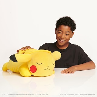 Foto 2 | Foto 2 | Peluche Pokémon Pikachu Sleeping 45 Cm Con Licencia Oficial - Venta Internacional.