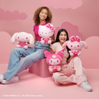 Foto 4 | Foto 4 | Peluche Hello Kitty Cinnamoroll Rosa Monocromo 30 Cm - Venta Internacional.