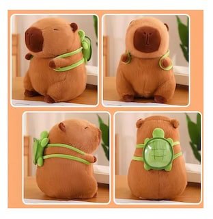 Foto 2 | Foto 2 | Juguetes De Peluche De Capibara Y Mochilas Pequeñas Con Forma De Tortuga