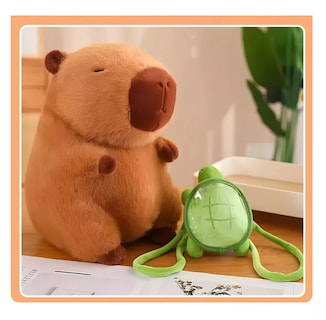 Foto 3 | Foto 3 | Juguetes De Peluche De Capibara Y Mochilas Pequeñas Con Forma De Tortuga