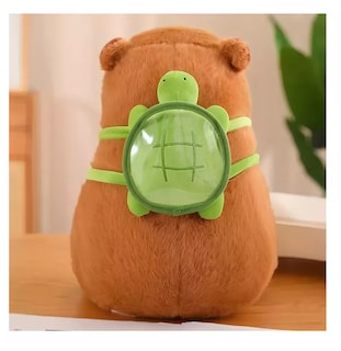 Foto 5 | Foto 5 | Juguetes De Peluche De Capibara Y Mochilas Pequeñas Con Forma De Tortuga