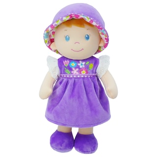 Foto 1 | Foto 1 | Muñeca De Peluche June Garden Laura De 30 Cm Con Vestido Morado - Venta Internacional.