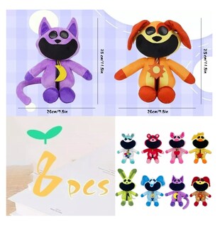 Foto 4 | Foto 4 | Smilewill 8 Piezas Peluche De Animales Sonrientes De Poppy Colores