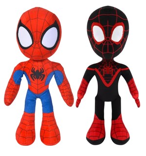 Foto 1 | Foto 1 | Peluche Superhéroe Spider Man 32 Cm 2 Pcs Rojo/negro