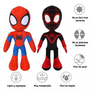 Foto 2 | Foto 2 | Peluche Superhéroe Spider Man 32 Cm 2 Pcs Rojo/negro
