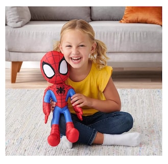 Foto 4 | Foto 4 | Peluche Superhéroe Spider Man 32 Cm 2 Pcs Rojo/negro