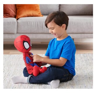 Foto 5 | Foto 5 | Peluche Superhéroe Spider Man 32 Cm 2 Pcs Rojo/negro