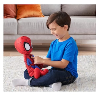 Foto 5 | Foto 5 | Peluche Superhéroe Spider Man 32 Cm 2 Pcs Rojo/negro