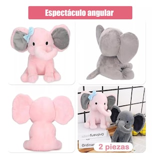 Foto 5 | Foto 5 | Elefante de Peluche Lab.G 2 Piezas