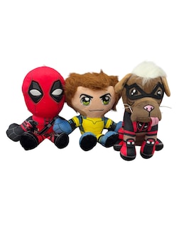 Foto 1 | Foto 1 | Set de Peluches Deadpool & Wolwerine 3 Piezas