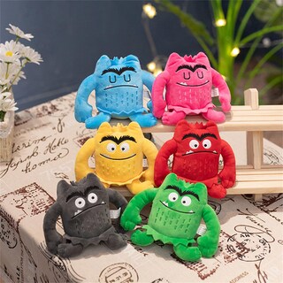 Foto 3 | Foto 3 | Set De Muñecos De Dibujos Animados De Monster Little Monster De Peluche En Color - Venta Internacional.