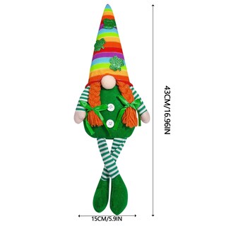 Foto 7 | Foto 7 | Pack De 2 Muñecos De Peluche Para Decoración De Gnomos Para El Día De San Patricio - Venta Internacional.