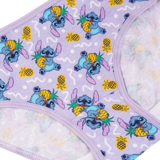 Foto 2 | Foto 2 | Bragas Disney Girls Lilo & Stitch, 100% Algodón Peinado, Paquete De 10 - Venta Internacional.