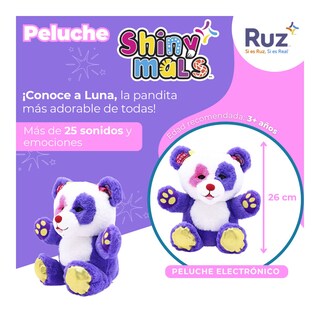 Foto 3 | Foto 3 | Peluche Electrónico Ruz Shinymals (luna Pandita 26 Cm Morado)